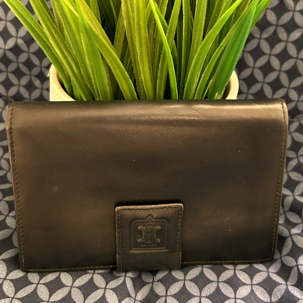 CELINE Black Wallet